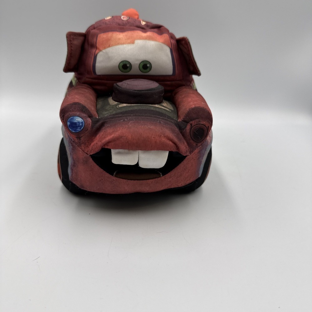 Disney Pixar Cars Talking Joking Tow Truck Mater Plush Toy Just Play 2011 Works! - Picture 3 of 9